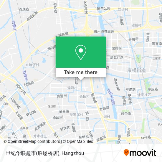 世纪华联超市(胜恩桥店) map