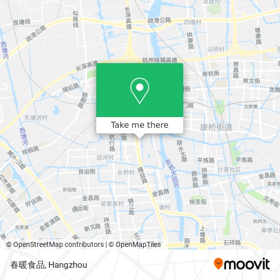 春暖食品 map