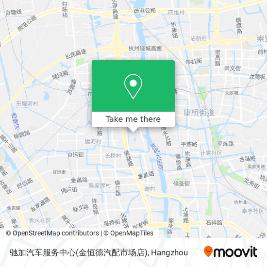 驰加汽车服务中心(金恒德汽配市场店) map