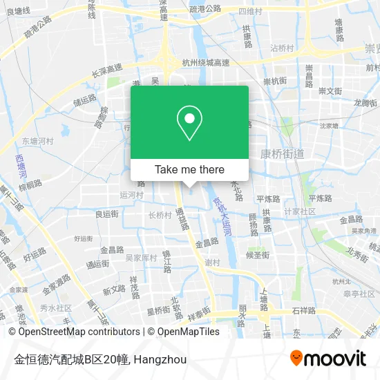 金恒德汽配城B区20幢 map