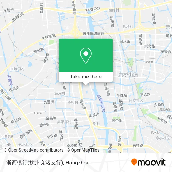浙商银行(杭州良渚支行) map