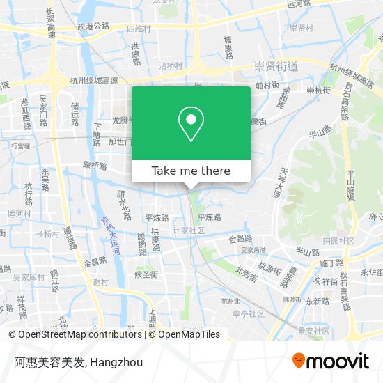 阿惠美容美发 map
