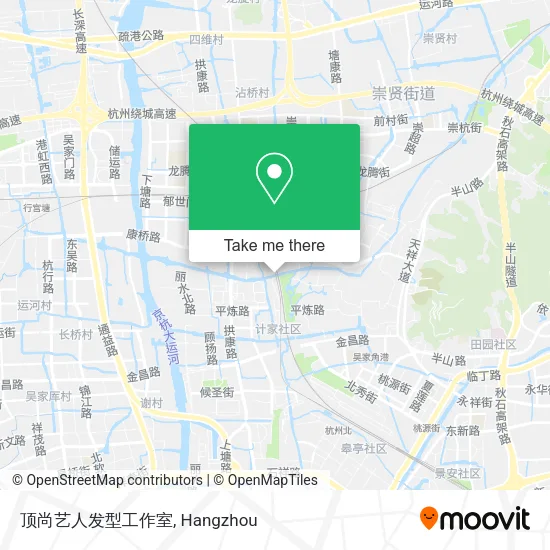 顶尚艺人发型工作室 map