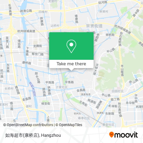 如海超市(康桥店) map