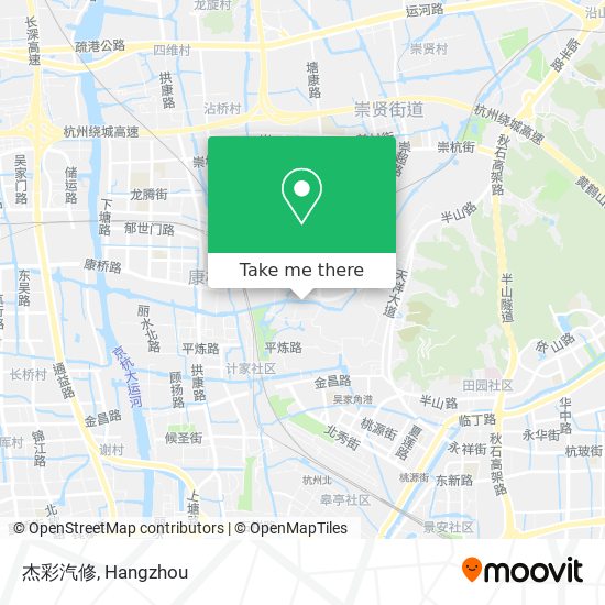 杰彩汽修 map