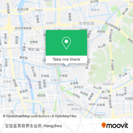 宝堤蓝美容养生会所 map