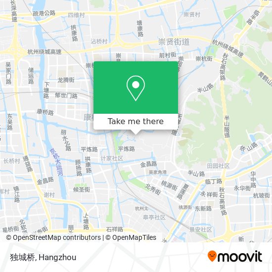 独城桥 map