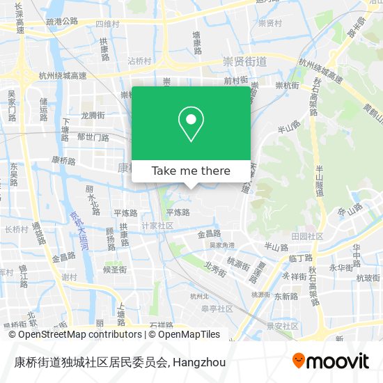 康桥街道独城社区居民委员会 map