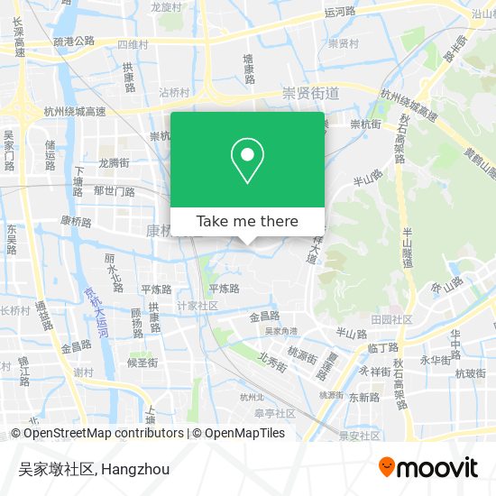 吴家墩社区 map