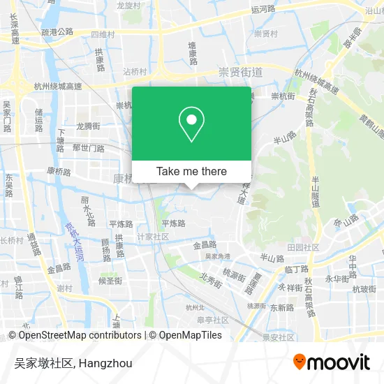 吴家墩社区 map