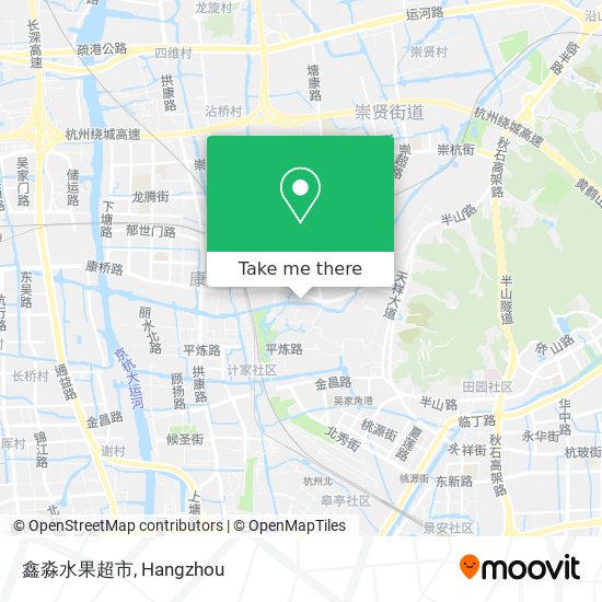 鑫淼水果超市 map