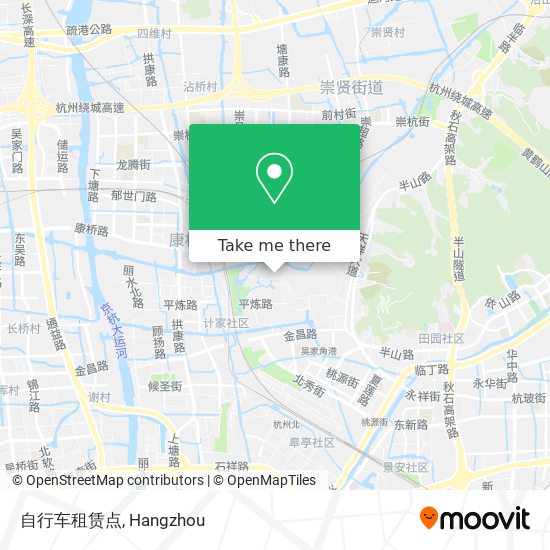 自行车租赁点 map
