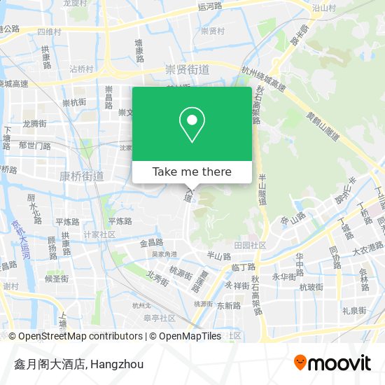 鑫月阁大酒店 map