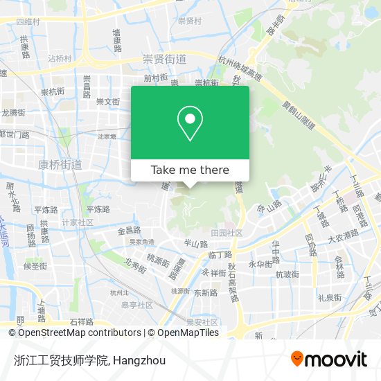 浙江工贸技师学院 map