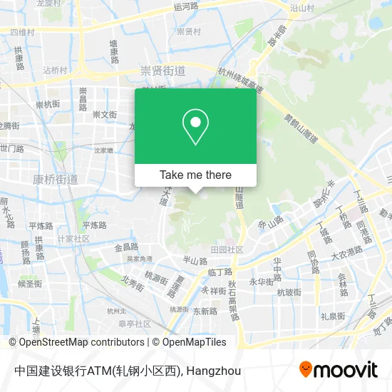 中国建设银行ATM(轧钢小区西) map
