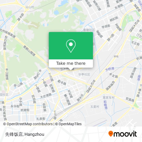 先锋饭店 map