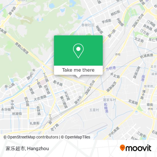 家乐超市 map