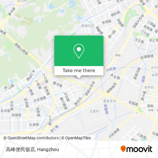 高峰便民饭店 map