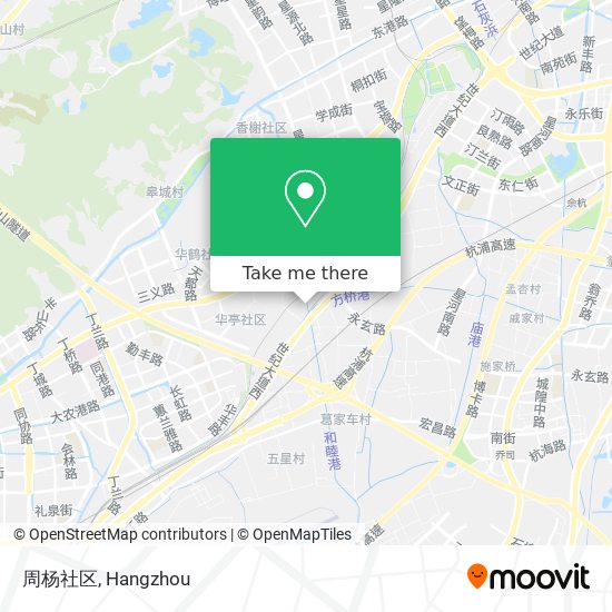 周杨社区 map