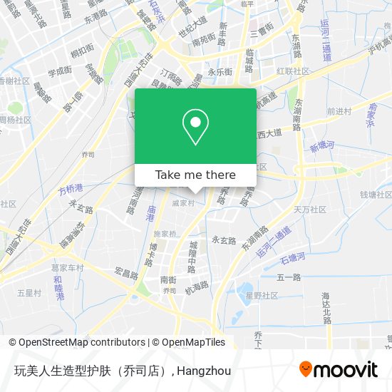 玩美人生造型护肤（乔司店） map