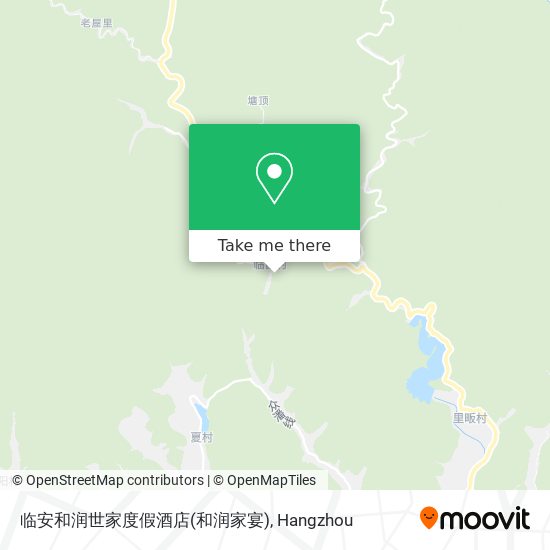 临安和润世家度假酒店(和润家宴) map