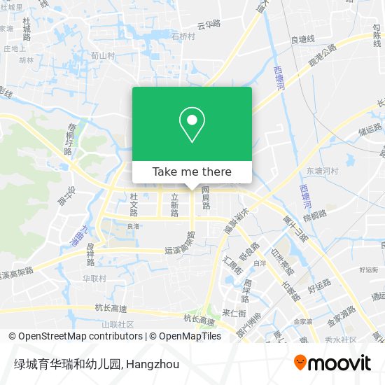 绿城育华瑞和幼儿园 map