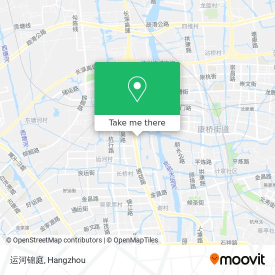 运河锦庭 map
