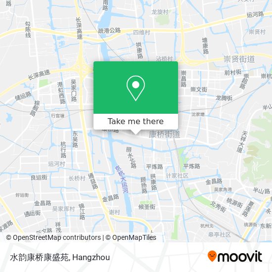 水韵康桥康盛苑 map