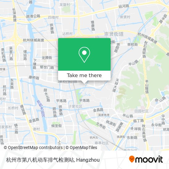 杭州市第八机动车排气检测站 map