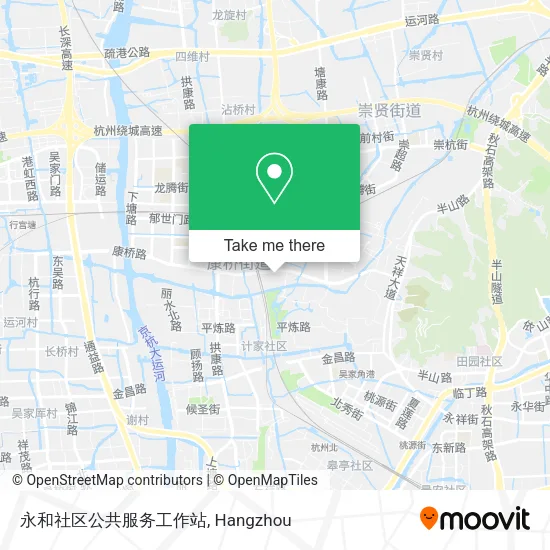 永和社区公共服务工作站 map