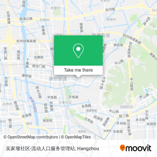 吴家墩社区-流动人口服务管理站 map
