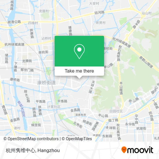 杭州隽维中心 map