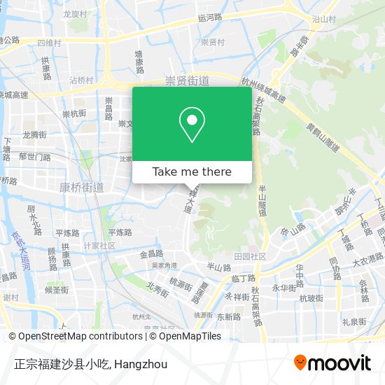 正宗福建沙县小吃 map