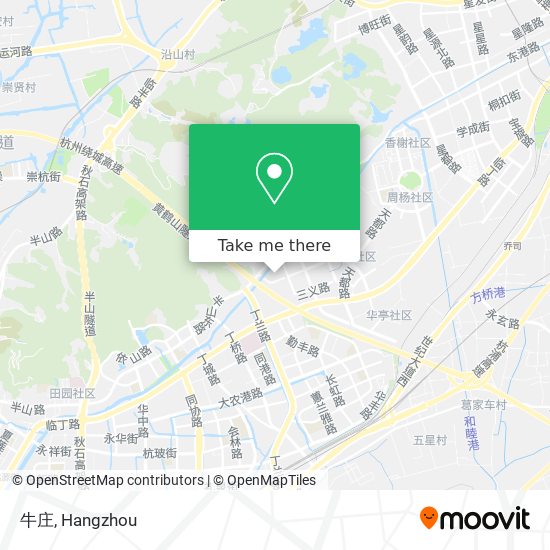 牛庄 map