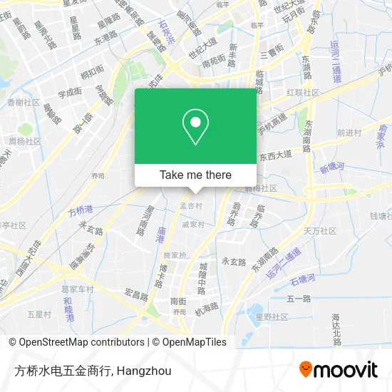 方桥水电五金商行 map