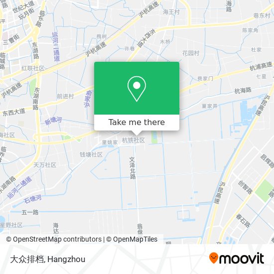 大众排档 map
