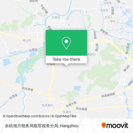 余杭地方税务局瓶窖税务分局 map
