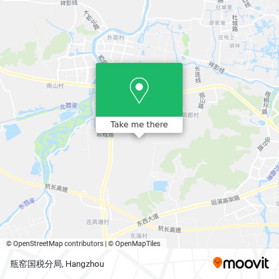 瓶窑国税分局 map