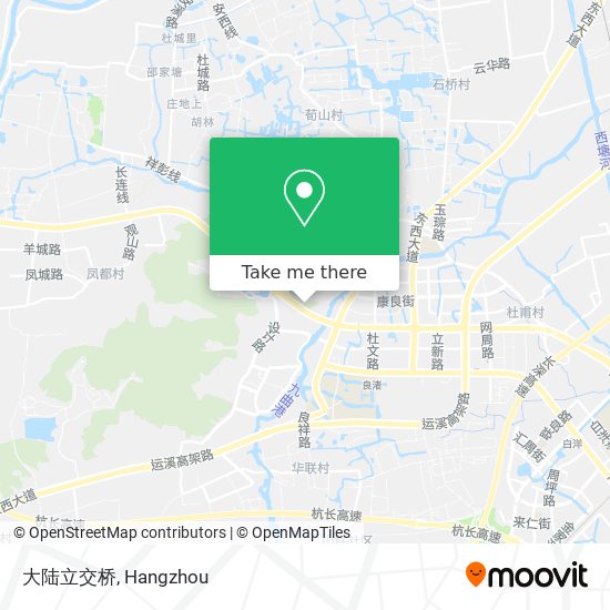 大陆立交桥 map