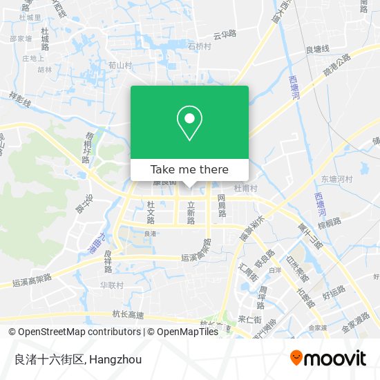 良渚十六街区 map