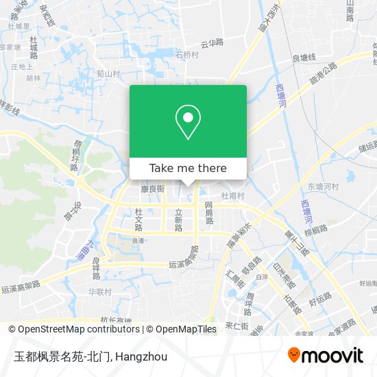 玉都枫景名苑-北门 map