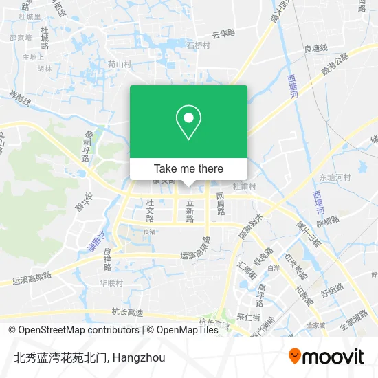 北秀蓝湾花苑北门 map