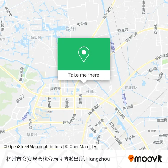 杭州市公安局余杭分局良渚派出所 map