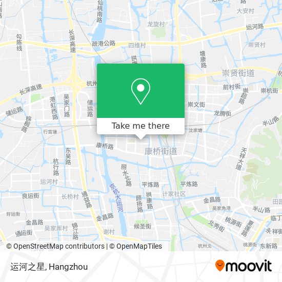 运河之星 map