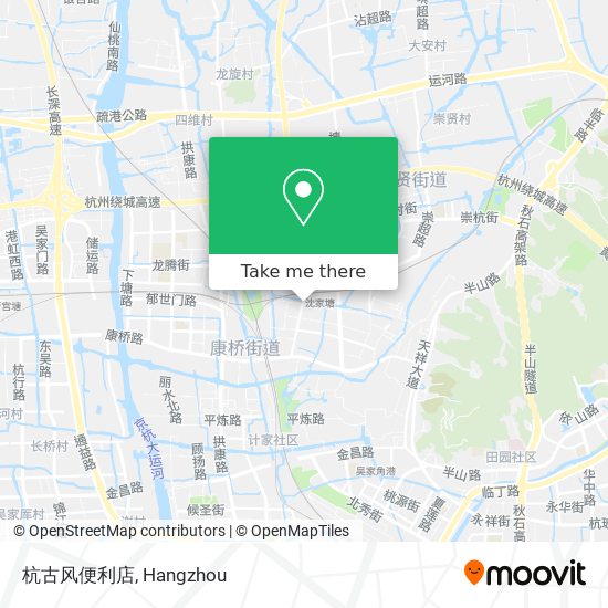 杭古风便利店 map