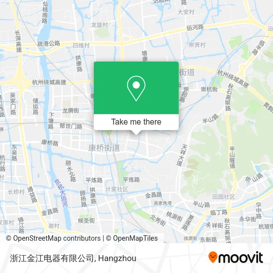 浙江金江电器有限公司 map