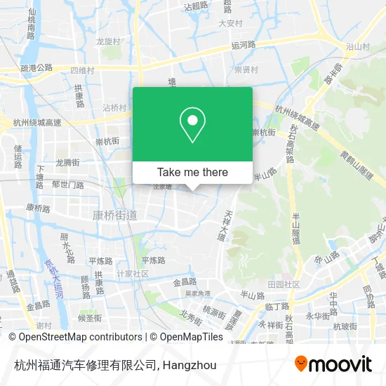 杭州福通汽车修理有限公司 map