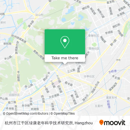 杭州市江干区绿康老年科学技术研究所 map