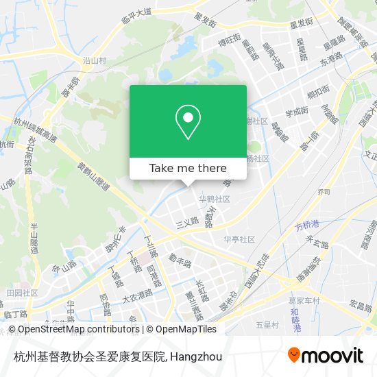 杭州基督教协会圣爱康复医院 map