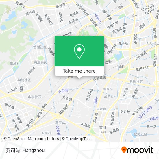 乔司站 map